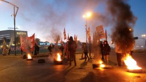 El PTS-FIT bloqueó la entrada y salida a Rosario. 