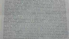 Lear | Continúan los ataques de la patota del SMATA a trabajadores dentro de la fábrica