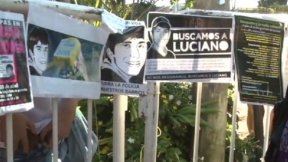 Ante el acampe donde detuvieron y desapareció Luciano Arruga