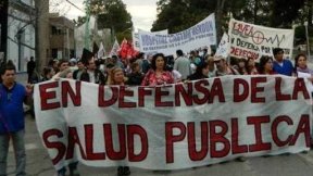 Audiencia en la Legislatura por Proyecto de arancelamiento de la Salud Pública 