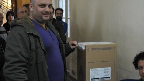 Octavio Crivaro votó en Rosario
