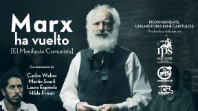 El diputado del PTS-FIT Castillo en Rosario presentando una novedosa miniserie sobre el Manifiesto Comunista