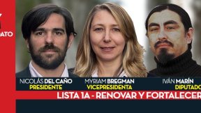 Precandidatos del Frente de Izquierda de Del Caño visitan Comodoro Rivadavia