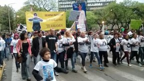 Nicolás del Caño participó de la octava Marcha de la Gorra en Córdoba