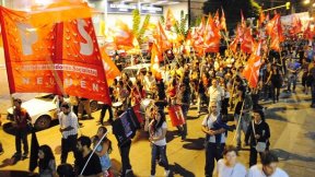 24 de Marzo: el PTS marcha por absolución a petroleros de Las Heras y el triunfo de la huelga docente