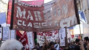 Represión y marcha de repudio
