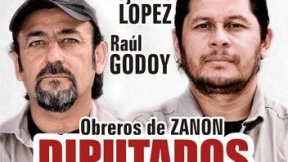 Movilización en apoyo al diputado electo del Frente de Izquierda en Neuquén