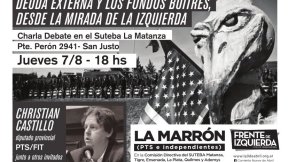Christian Castillo: La deuda y los fondos buitres, desde la mirada de la izquierda
