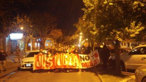 Grisolía y Crivaro marcharon por la desaparición de Paula Perassi