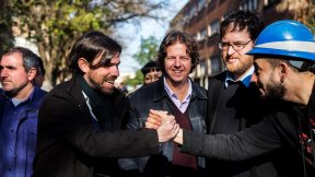 Del Caño visitó el Astillero Río Santiago