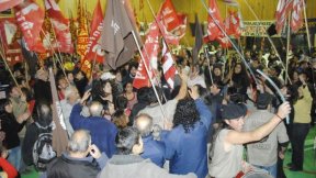 Los obreros tomaron la campaña en sus manos