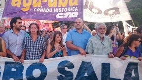 El PTS en la marcha porteña por libertad a Milagro Sala y contra la criminalización