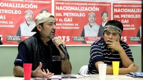 Campaña por la nacionalización del petróleo: Raúl Godoy visita San Martín de los Andes