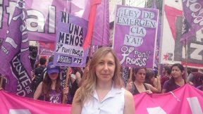 Bregman: “Estamos en la calle contra la violencia machista”