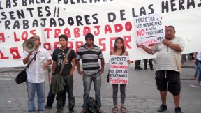 En Jujuy marchamos por la absolución de los petroleros de Las Heras y exigiendo plata para los trabajadores y no a los represores