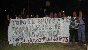 Viva la lucha de los trabajadores de Electroquímica El Carmen