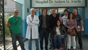 Carla Lacorte y Christian Castillo recorrieron el Hospital de Quilmes