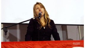 Myriam Bregman denuncia al coloquio de IDEA en su recorrida por Mar del Plata