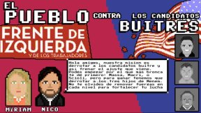Furor en redes sociales por el videojuego de Del Caño y Bregman del Frente de Izquierda