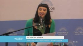 La más joven de las expositoras defendió enérgicamente el derecho al aborto