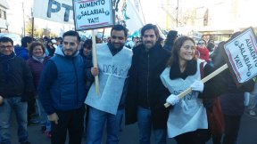 Nicolás del Caño participó de la multitudinaria marcha en Santa Cruz