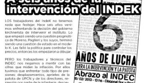 A seis años de la intervención del INDEK