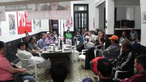 Ferroviarios: asado para organizar la campaña