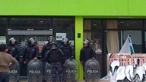 La policía bloquea el ingreso al municipio de Lavalle