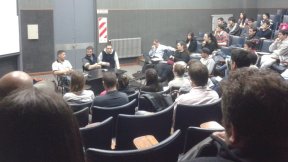 Los obreros de Donnelley dieron clase en Económicas de la UBA