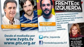 Asumen tres trotskistas como diputados nacionales: concentración y acto en Congreso