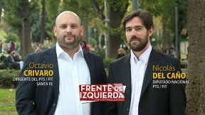 Nicolás Del Caño y Octavio Crivaro presentan sus candidaturas en Santa Fe