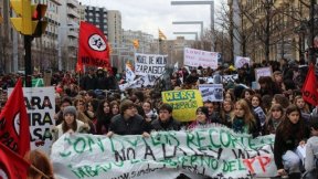 Estado Español: Gran huelga estudiantil secundaria
