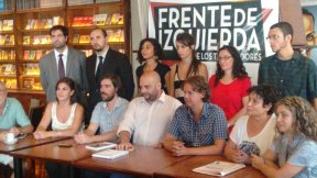 Diputados y referentes del Frente de Izquierda saludaron a los candidatos en Santa Fe