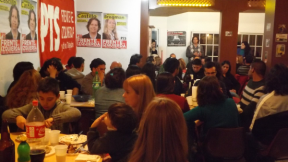 Gran asado de docentes y terciarios del PTS en el Frente de Izquierda