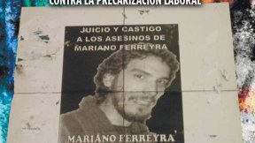La memoria de Mariano Ferreyra no se toca ¡Fuera la Verde del Roca! 