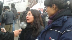 Delegada Graciela Maidana tras represión en Lear