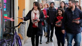 Noelia Barbeito recorrió Guaymallén con la campaña del Frente de Izquierda
