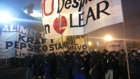 Autopartista Lear: paro total y más de tres horas de corte