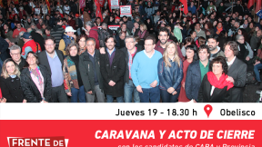 El FIT hace su cierre el jueves con tres caravanas que concluyen en el Obelisco
