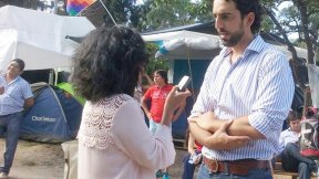 Del Corro (PTS/FIT) en Jujuy con la delegación de parlamentarios por la libertad de Milagro Sala