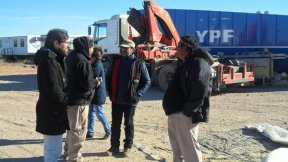 Diputado Nicolás del Caño y Raúl Godoy visitaron comunidad mapuche en Vaca Muerta