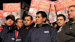 Acto en la puerta de Gestamp por la reincorporación de todos los despedidos