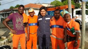 Viaje internacionalista en apoyo a los recolectores de Brasil