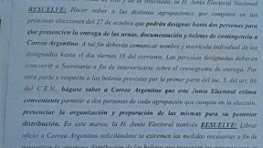 A pedido del FIT, habrá veedores para controlar que lleguen las boletas al correo