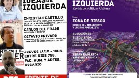 Christian Castillo estará junto a Carlos del Frade y Octavio Crivaro para presentar “Ideas de Izquierda” en Rosario