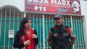 Hora y lugar de votación de Raúl Godoy y Natalia Hormazabal del Frente de Izquierda