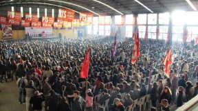 Con el Estadio Cubierto de Atlanta colmado, se realizó Acto Internacionalista
