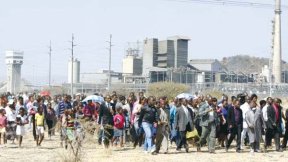 Masacre obrera en Sudáfrica