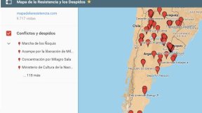 Lanzan el Mapa de la resistencia y los despidos