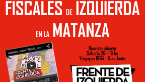 Fiscales de Izquierda en La Matanza